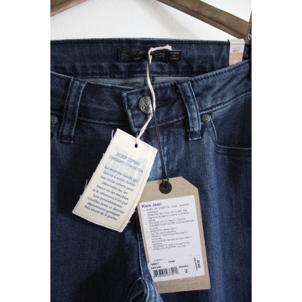 Prana NWT Kara High Rise Jeans in Indigo Blue 26 2 - Picture 5 of 8